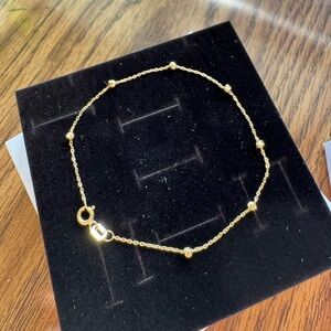 Elegant Gold Beaded Bracelet (GOLD)